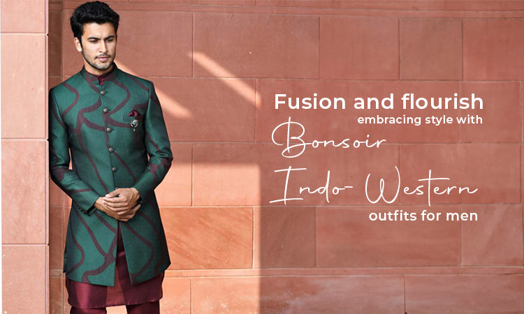 Fusion And Flourish Embracing Style Indo-Western Outfits for Men