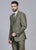 Green Single-Breasted-5 Piece Suit