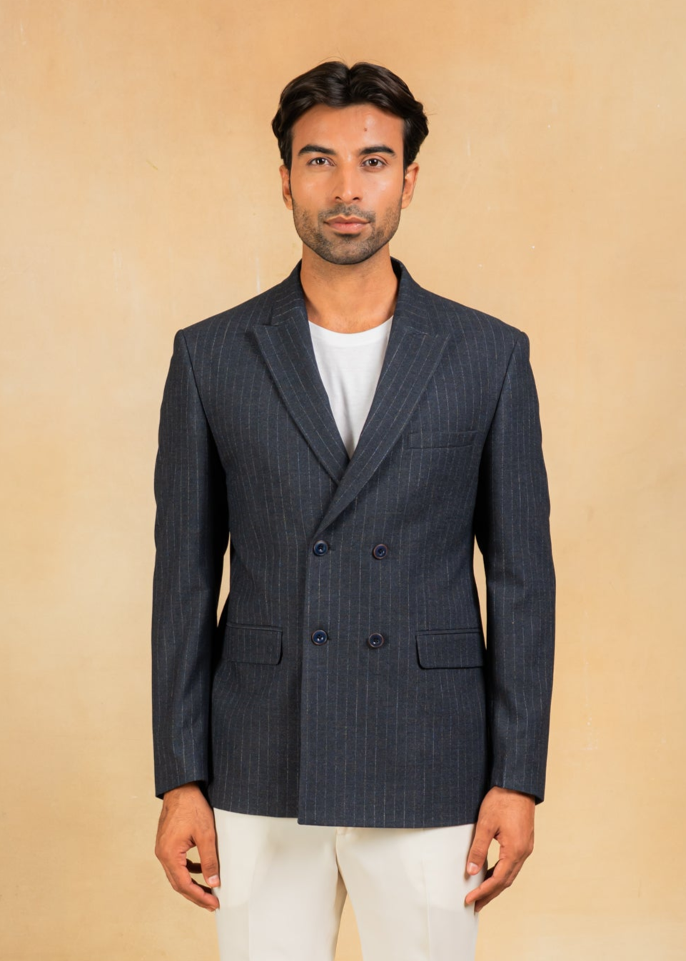 classic double breasted blazer