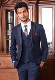 Designer blue suit