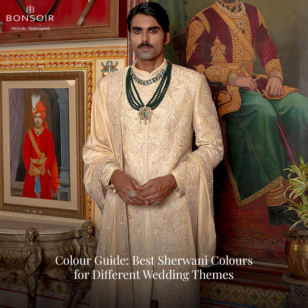 Color Guide: Best Sherwani Colors for Different Wedding Themes