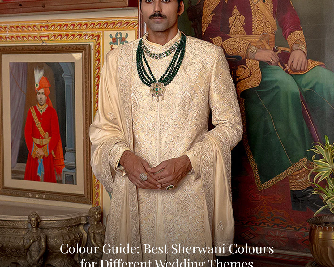 Color Guide: Best Sherwani Colors for Different Wedding Themes
