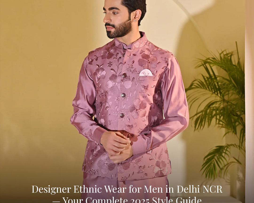 Designer Ethnic Wear for Men in Delhi NCR — Your Complete 2025 Style Guide