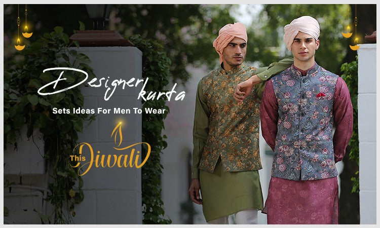 Designer Kurta Sets Ideas For Men To Wear This Diwali
