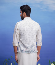 Animal Motif Nehru Jacket
