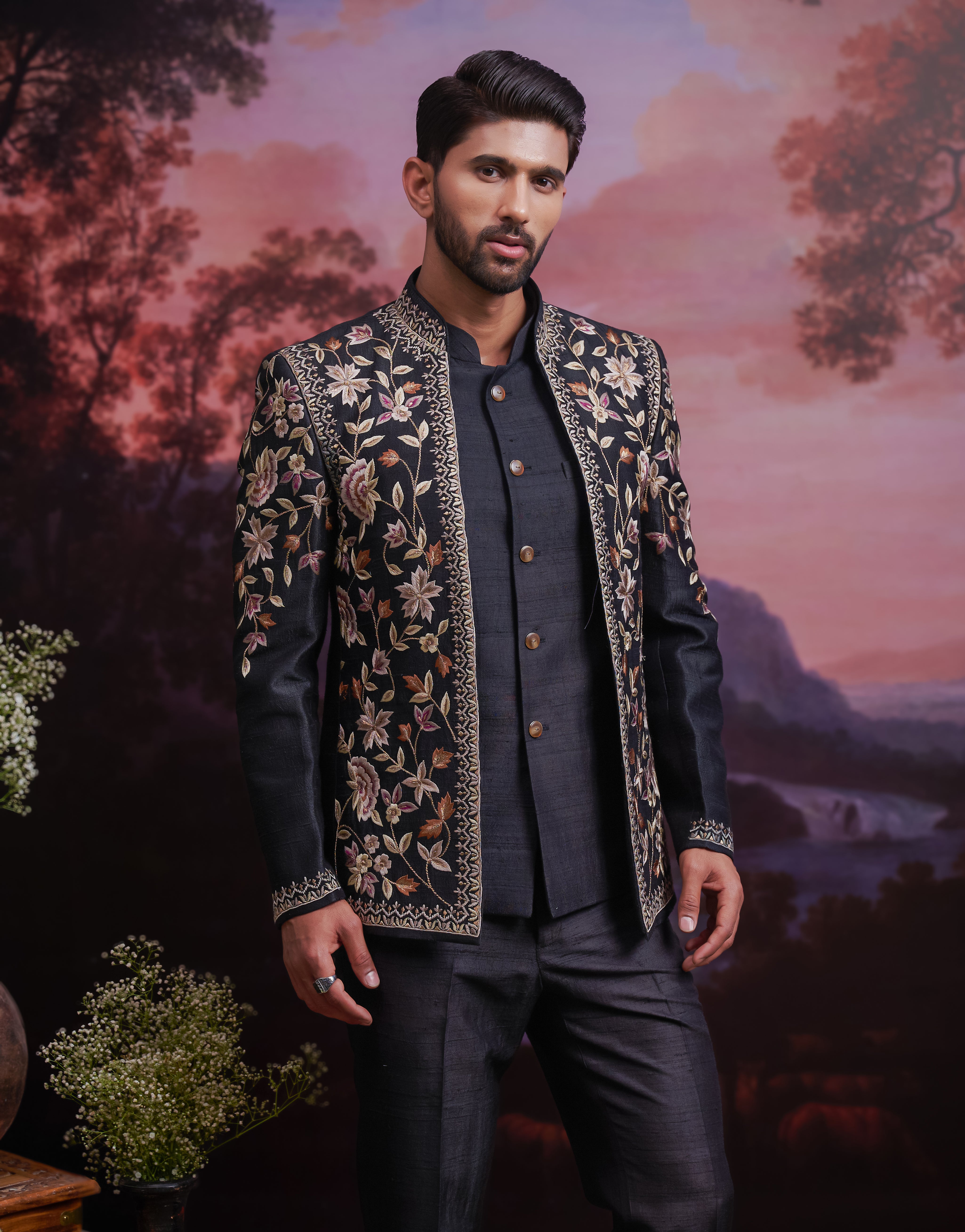 BlackRawSilkEmbroideredOpenBandhgala_6.jpg