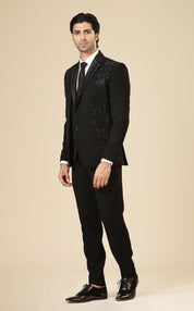 Men's Black Designer Suit - Sophisticated and Stylish