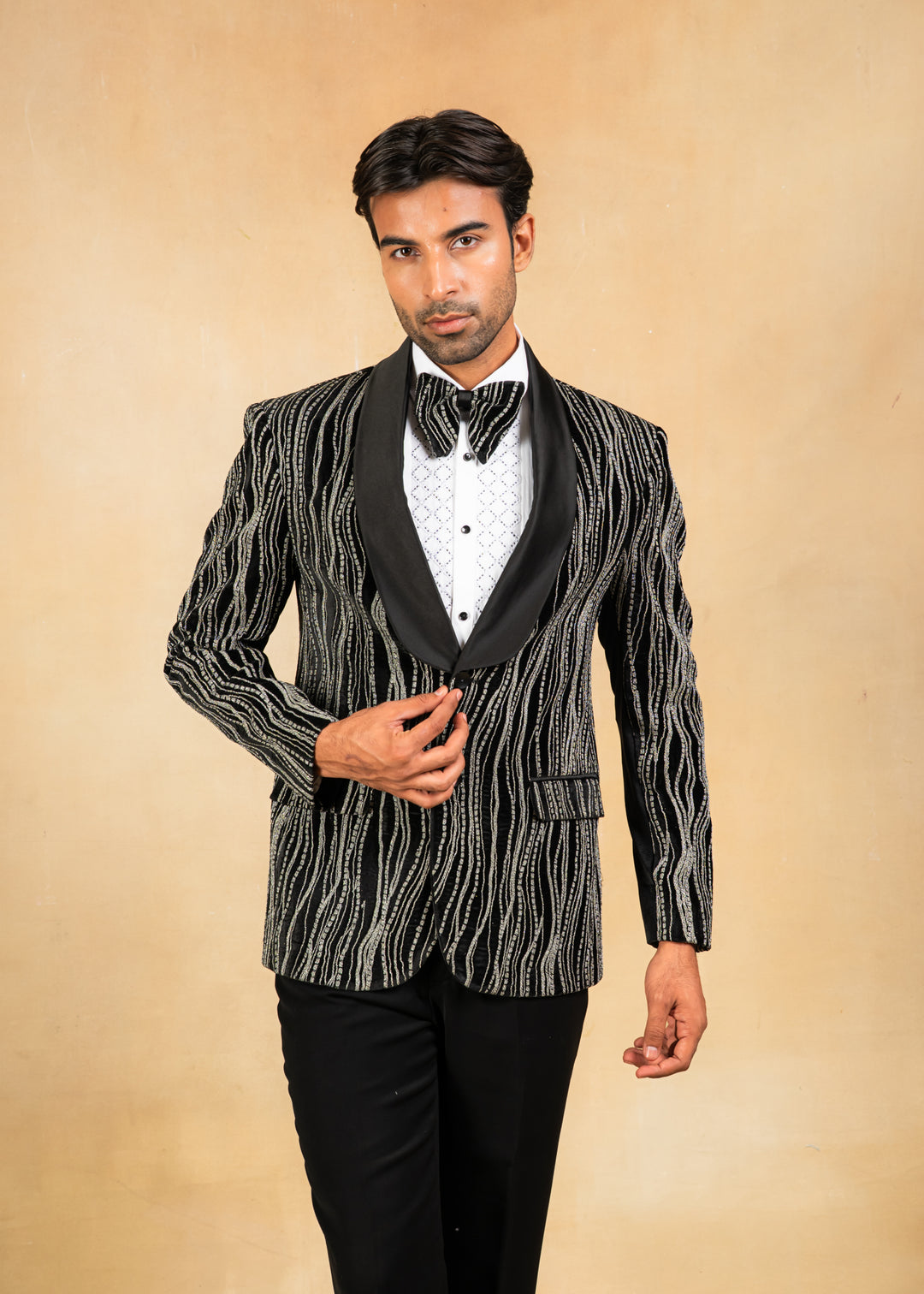 Formal Wear Suits For Men Elegant 3 Piece Suits Ethnic Wear Bonsoir