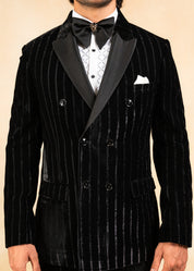 Black double breasted Blazer