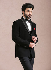 Black tuxedo suit