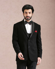 Black tuxedo suit