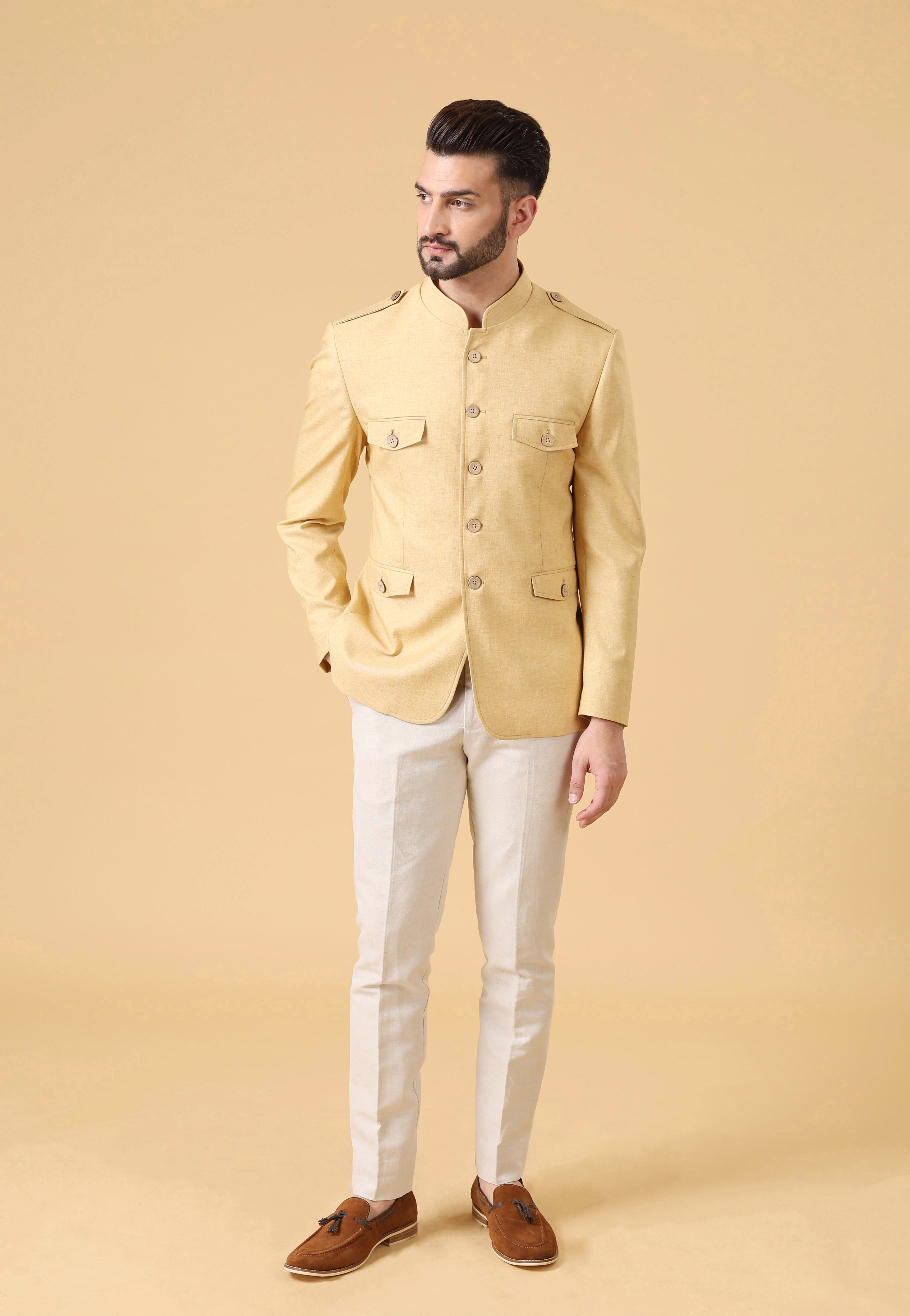Yellow Linen Co-ord  Set
