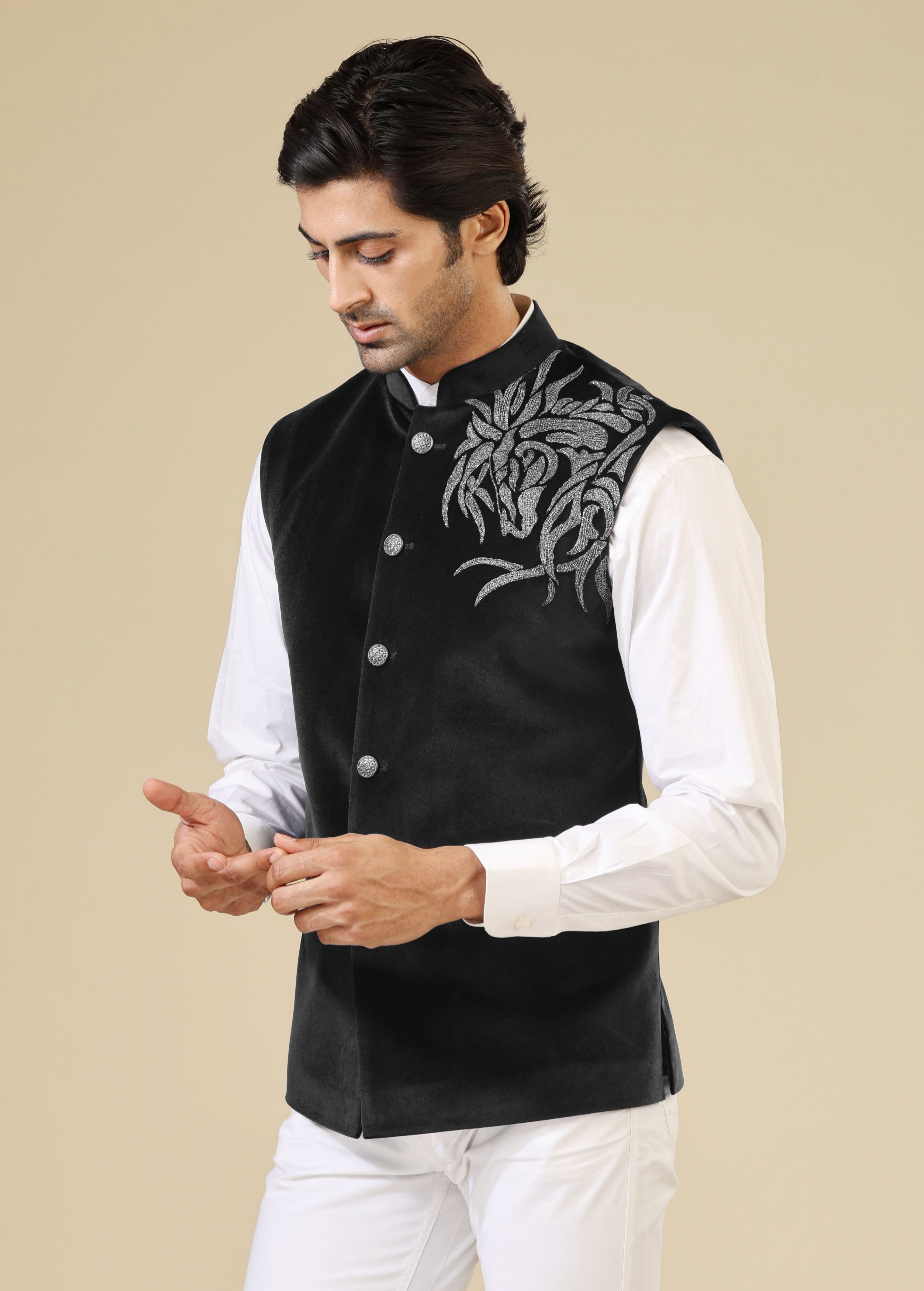 Black Velvet Bundi