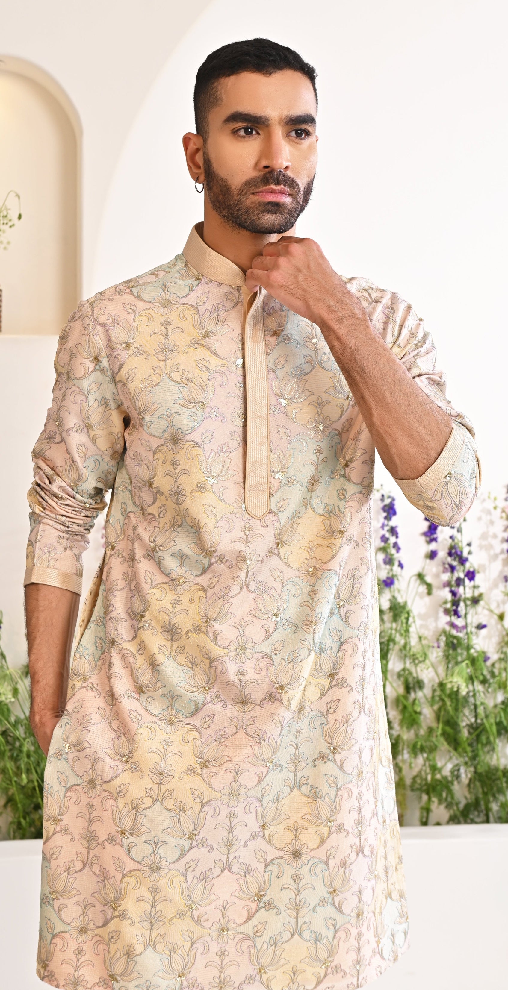 Royal summer ebellished kurta set