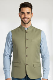 Green knitted Jacket