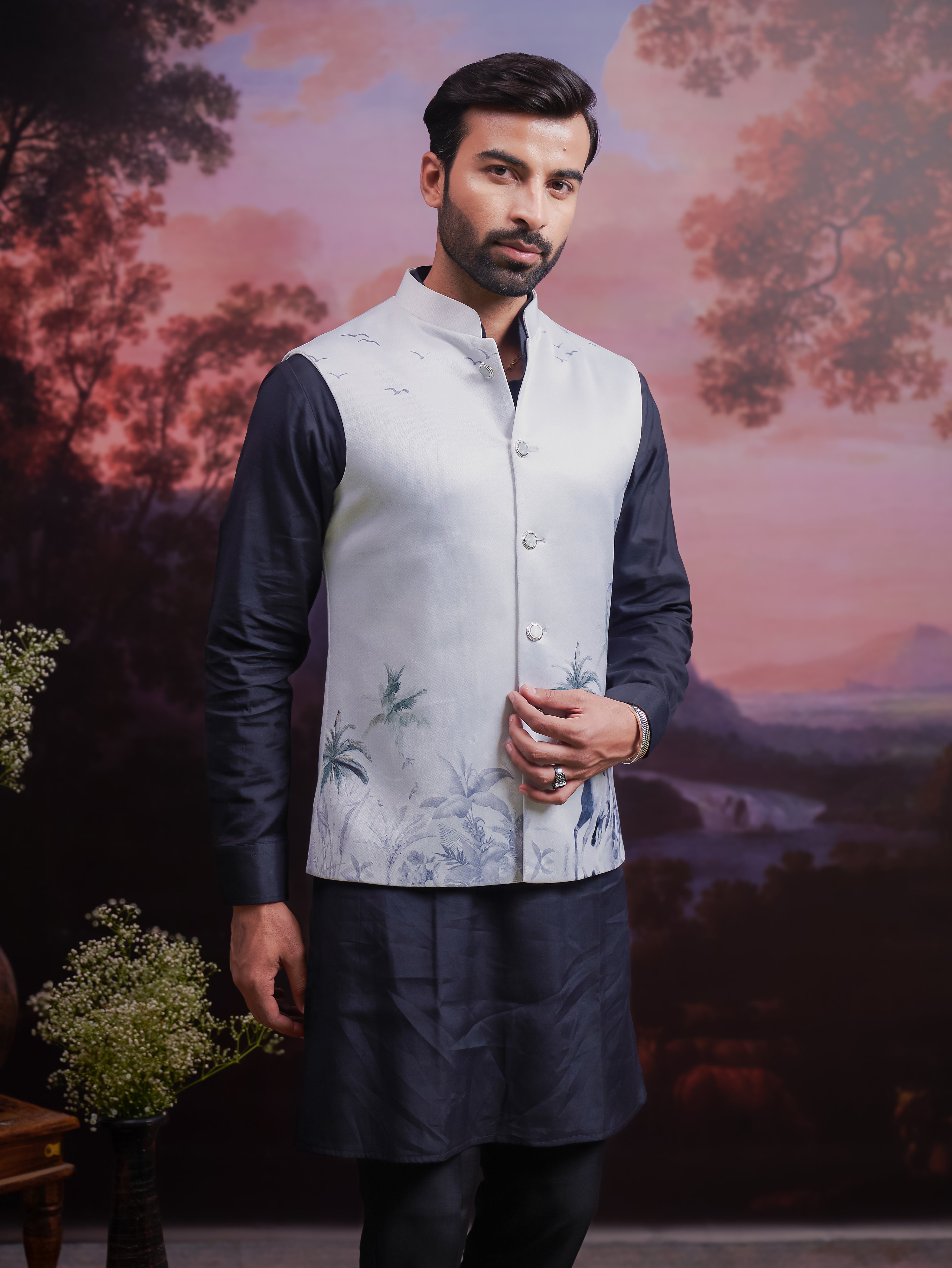 Grey Horse Nehru Jacket