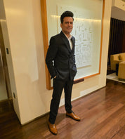 Manoj Bajpayee: Navy double breasted suit