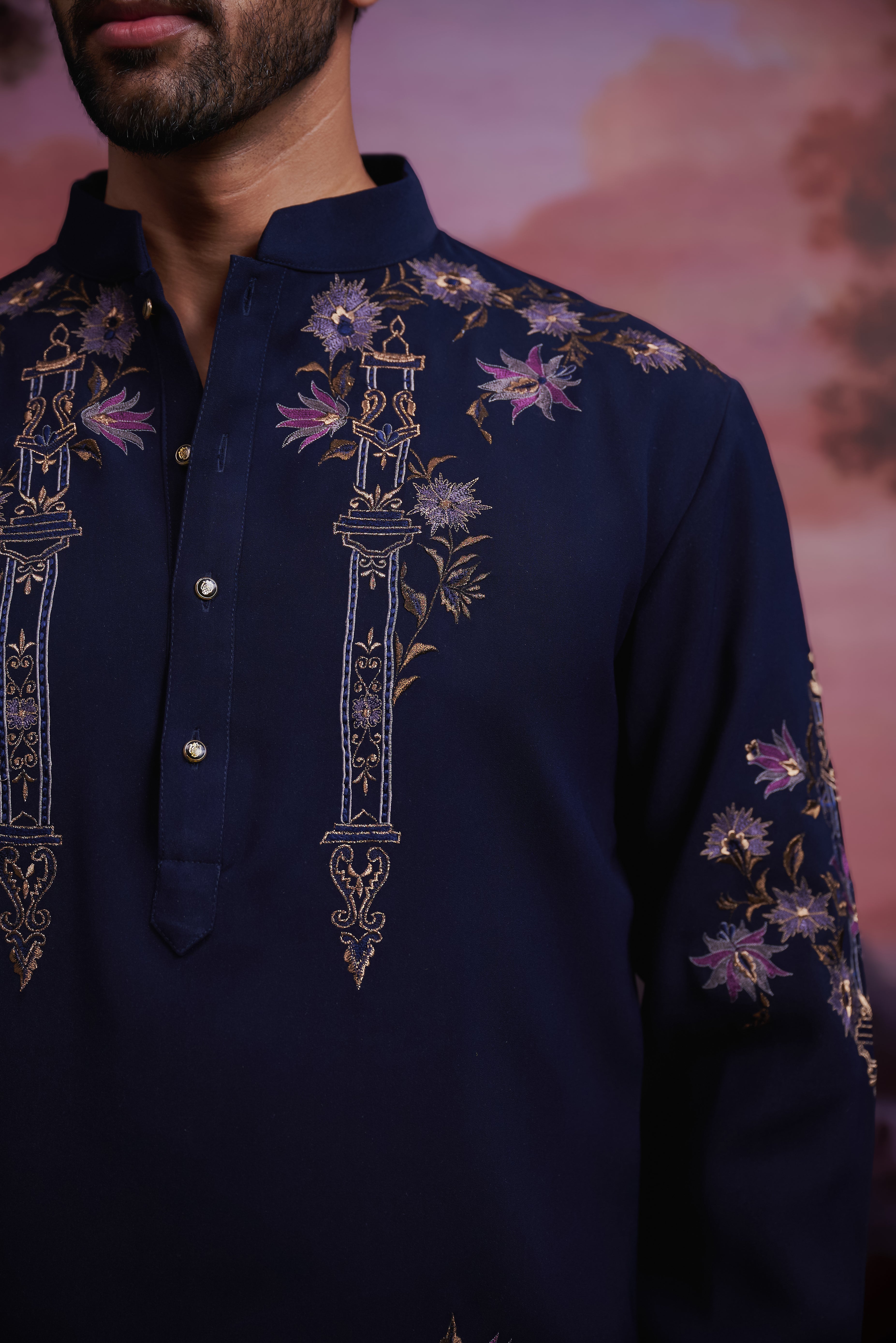 NavyBlueEmbroideredKurtaSet_5.jpg