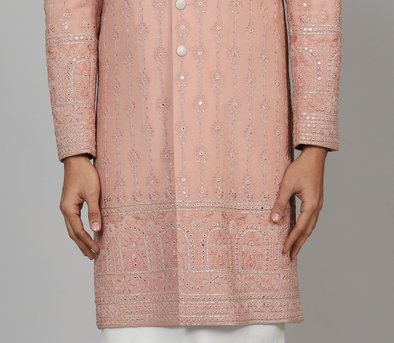 Elegant Pink Indo-Western - Traditional Indian Attire
