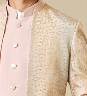 Stylish Pink Indo-Western with Sparkling Sequins - Perfect for Weddings and Parties

