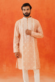 Pink Embroidered Kurta - A Delicate and Elegant Choice
