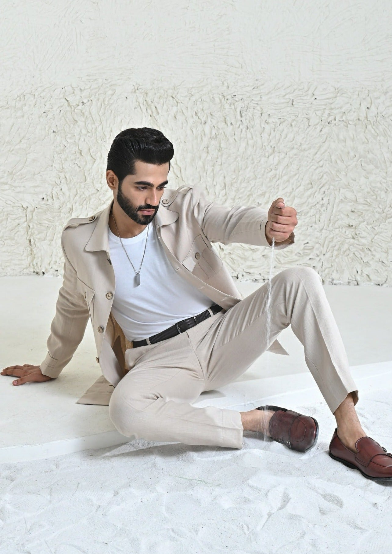A timeless and sophisticated ensemble for the modern man.
