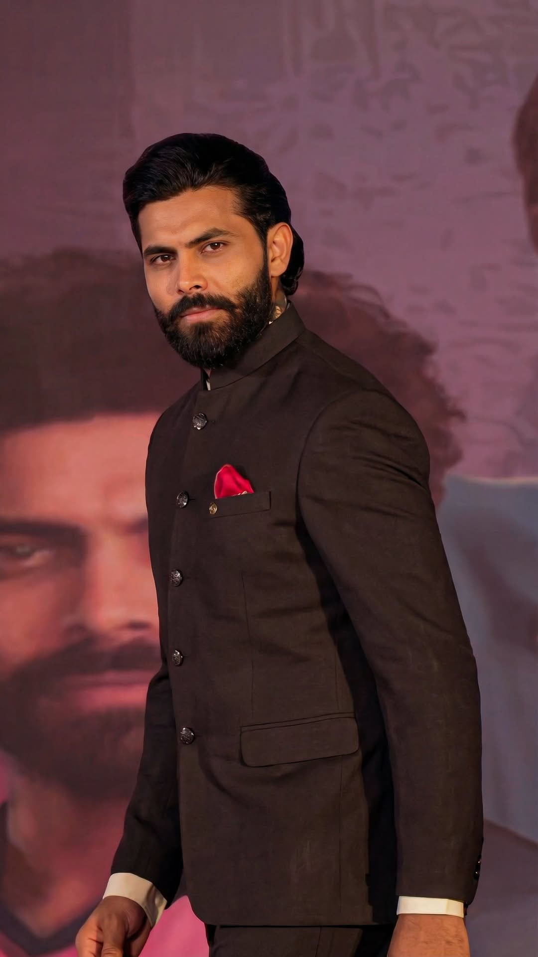 Ravindra Jadeja: Signature Black Bandhgala