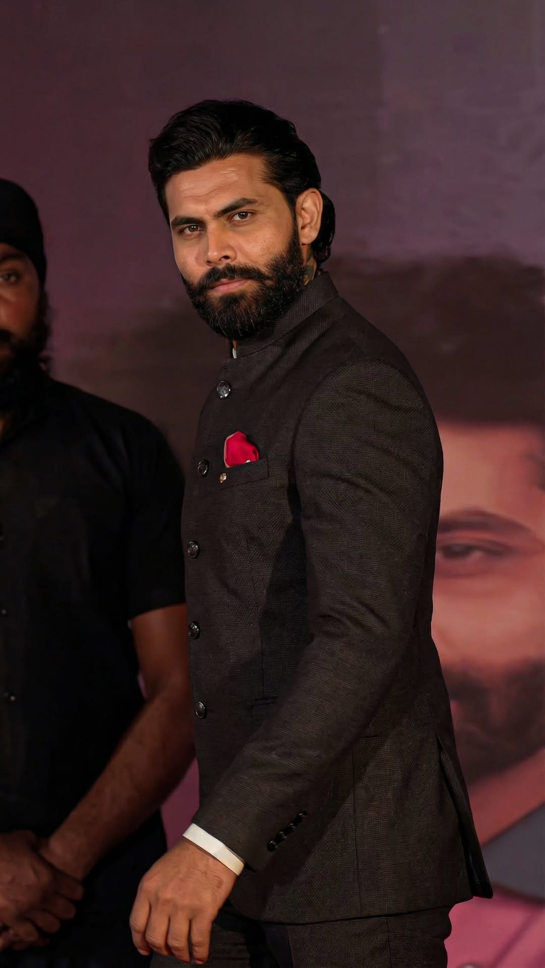Ravindra Jadeja: Signature Black Bandhgala