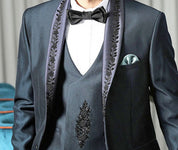  A Timeless Classic
Stylish Teal Designer Suit with Intricate Embroidery