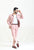 Pink Linen Blend Men's co-ord set