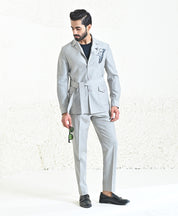 Grey Linen Co-ord Set