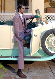 Pink Notch v-shape vest