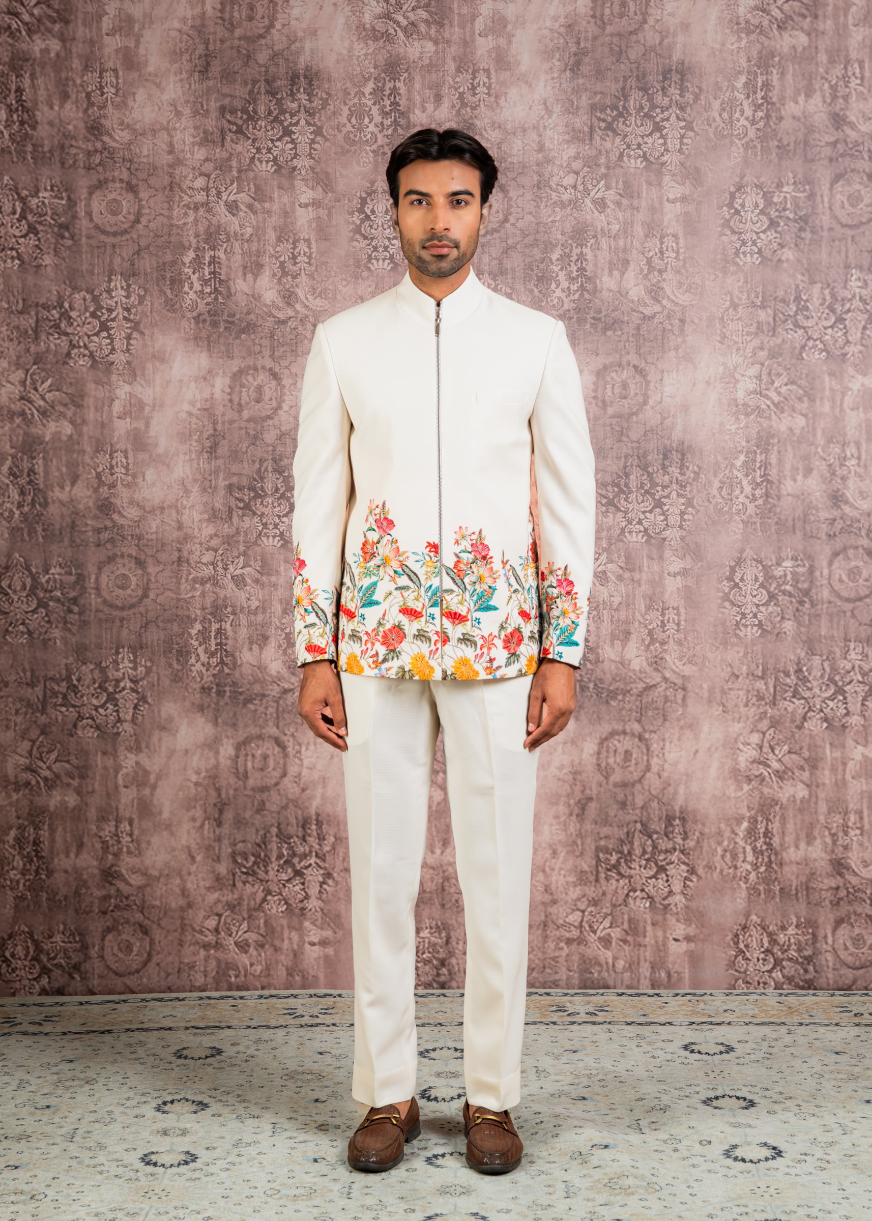 carnival theme bandhgala outfit