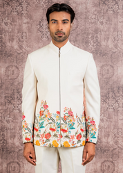 carnival theme bandhgala outfit