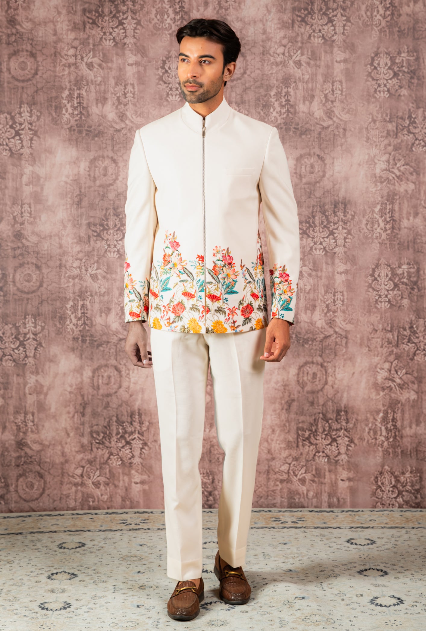 carnival theme bandhgala outfit