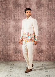 carnival theme bandhgala outfit