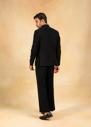 designer bandhgala with crystal and thread work
