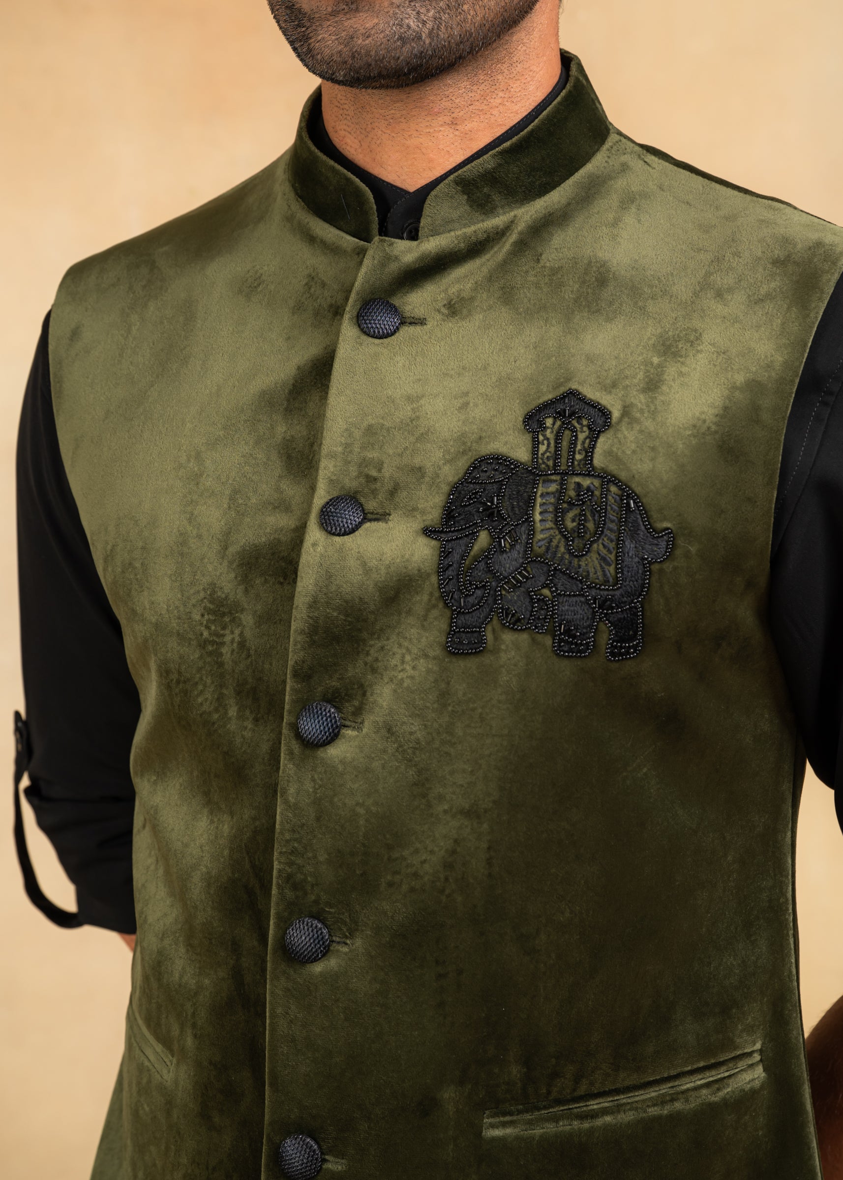 greenvelvetnehrujacketwithmotif_1.jpg