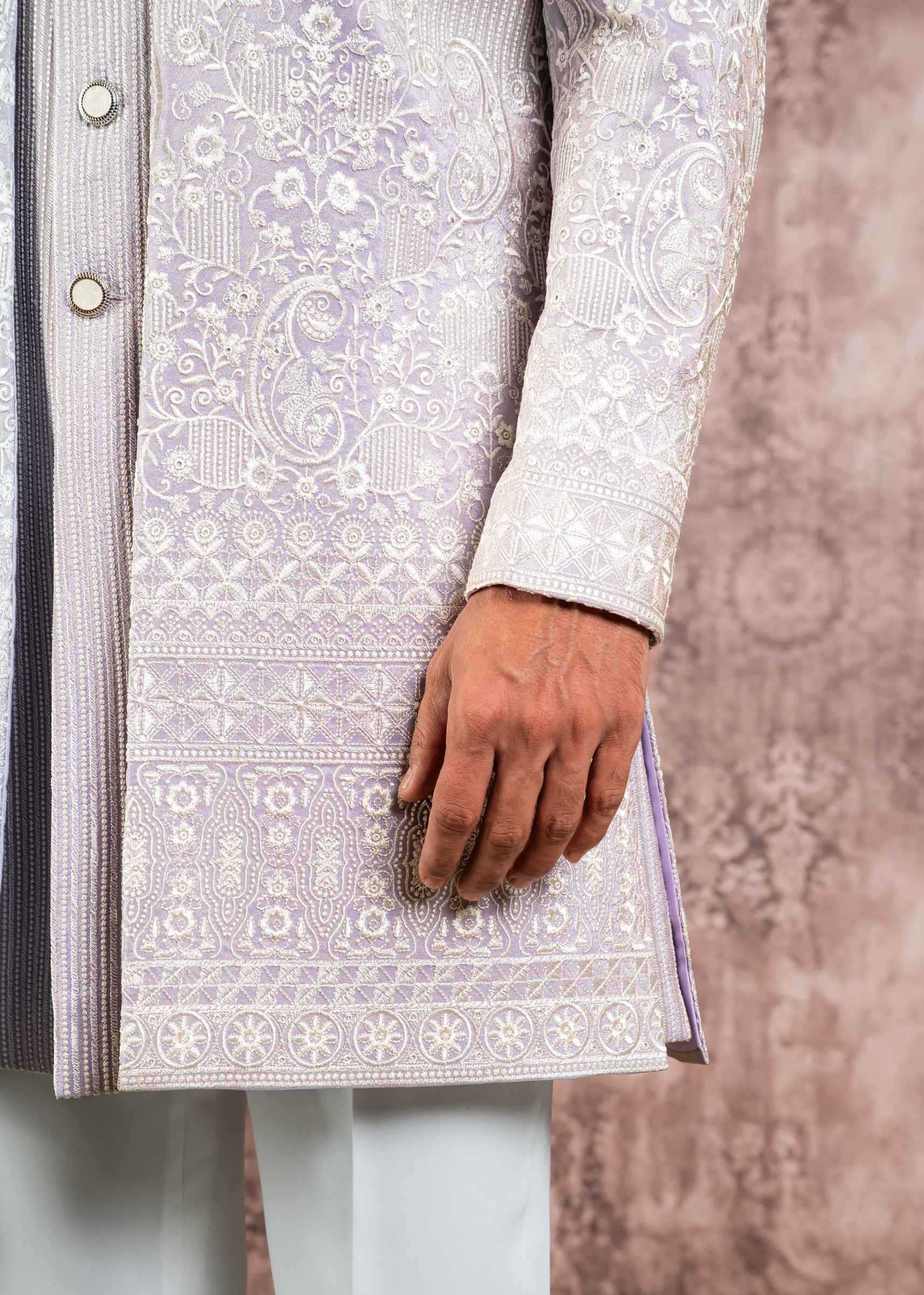 lavender open indowestern