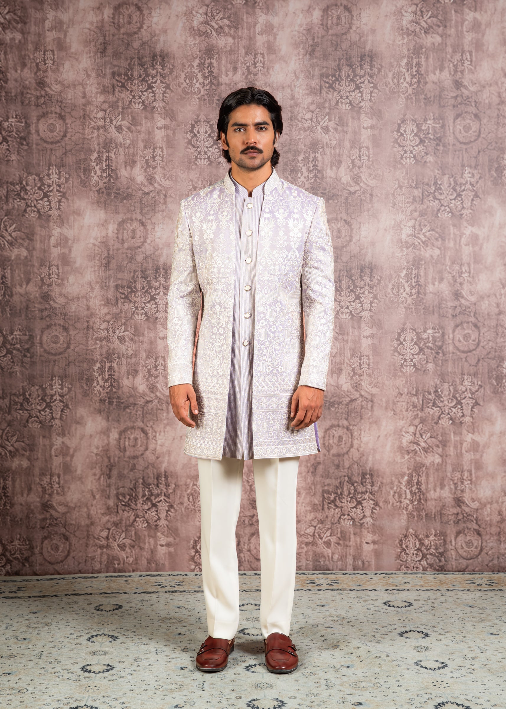 lavender open indowestern