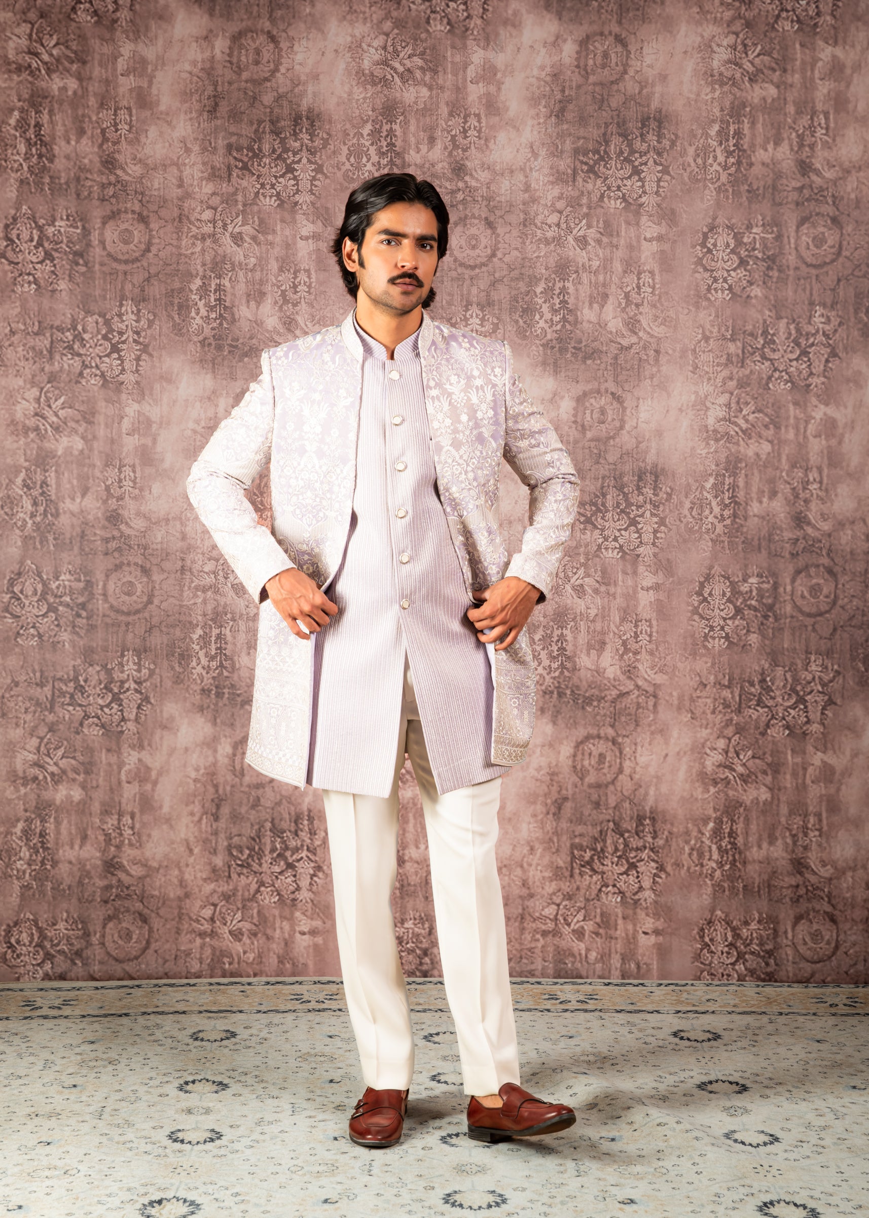 lavender open indowestern