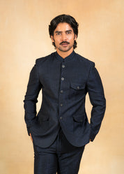 patch pocket style classic bandhgala