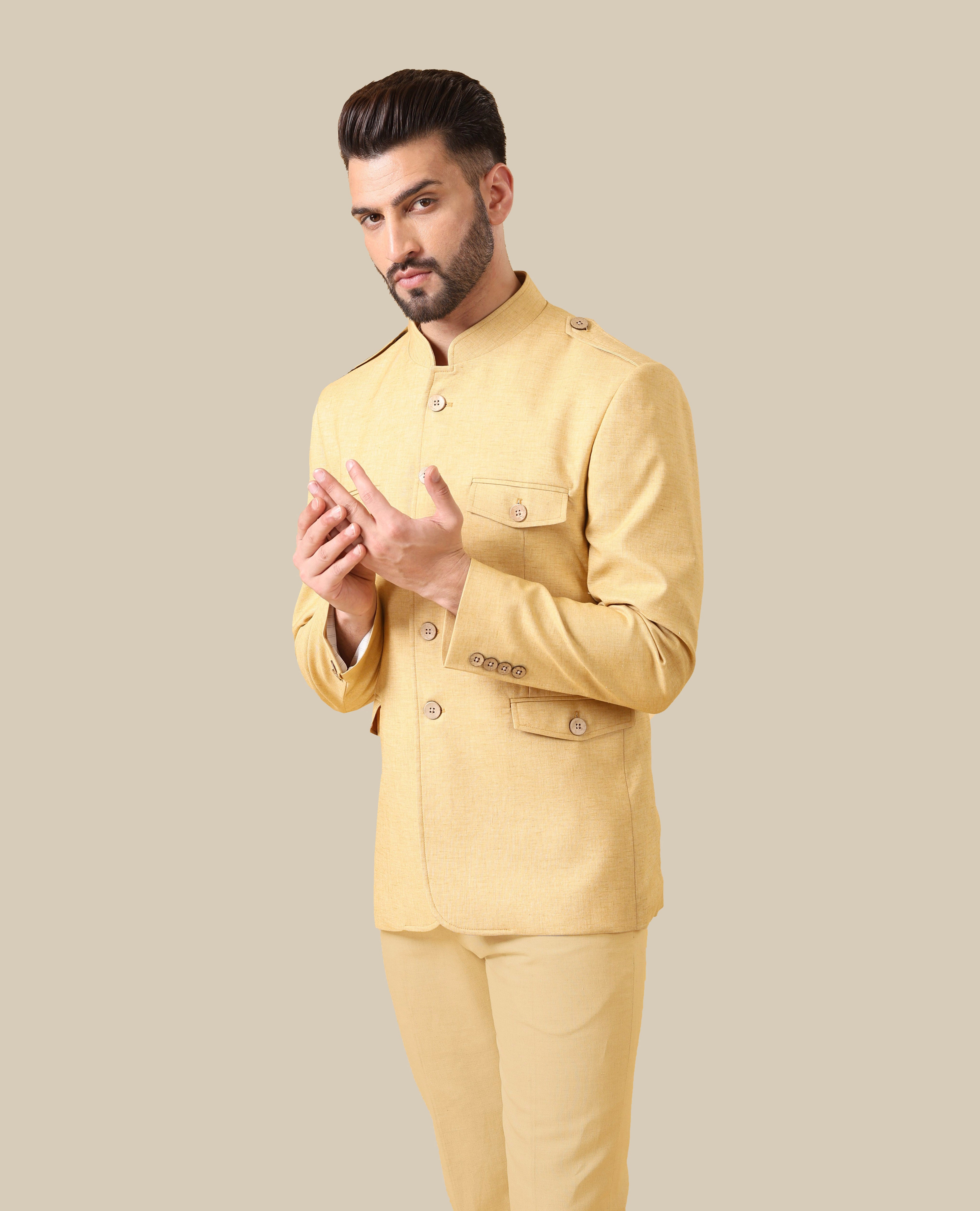 Yellow Linen Co-ord  Set