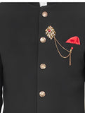 Classic Black Indo Western/ Achkan