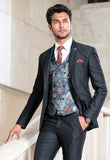 Green Peak lapel Suit