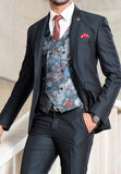 Green Peak lapel Suit