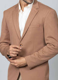 Brown Knitted Blazer