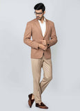Brown Knitted Blazer