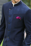 Designer Blue Bandhgala Suit