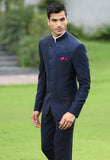 Designer Blue Bandhgala Suit